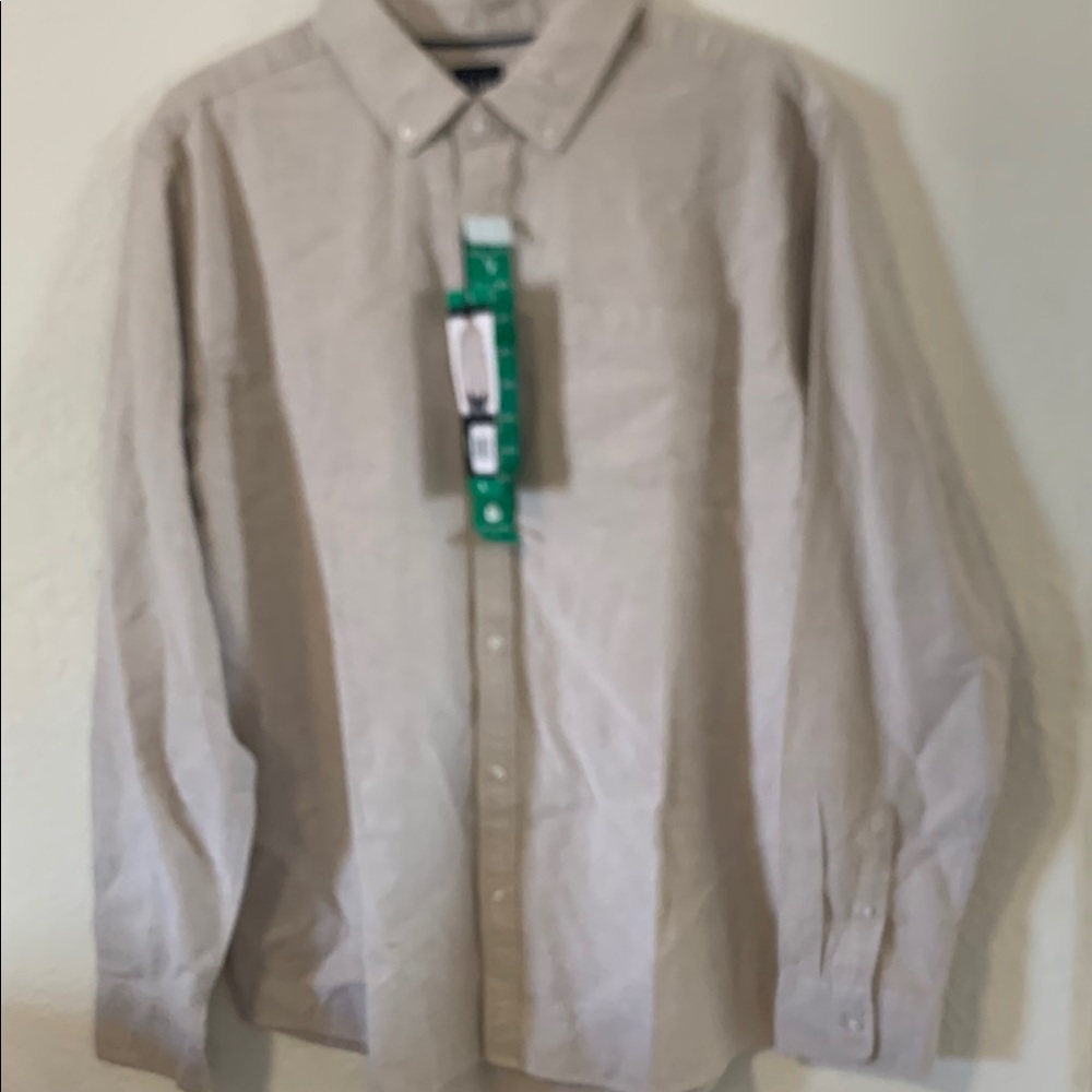 GAP Tan Oxford Cotton Button Down Shirt